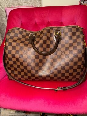 speedy 35 bandouliere damier ebene